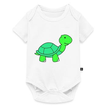 turtle - Baby Premium short-sleeve bodysuit - white - Front