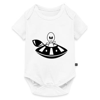 OVNI extraterrestre - Body à manches courtes Premium Bébé - blanc - Devant