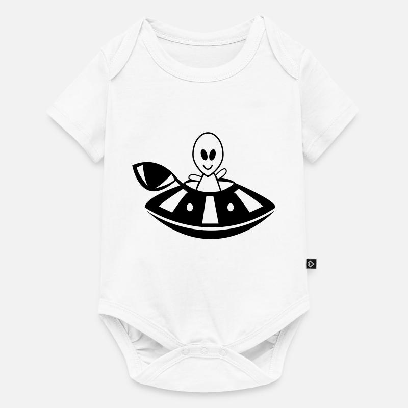 OVNI extraterrestre - Body à manches courtes Premium Bébé - blanc