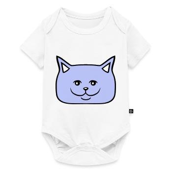 Pretty Cat Looking Happy Cheerful Smiling - Baby Premium short-sleeve bodysuit - white - Front