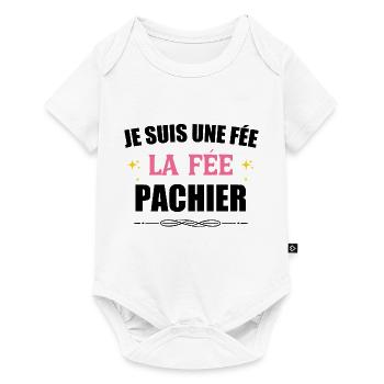 Je suis une fée (blanc) - Body à manches courtes Premium Bébé - blanc - Devant