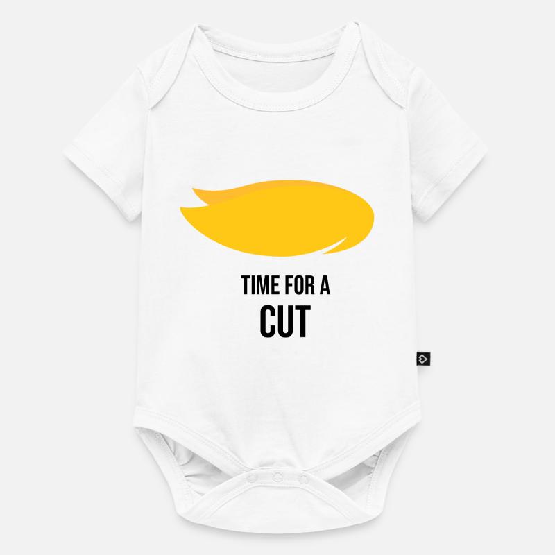 Time for a cut - Baby Premium Kurzarmbody - Weiß