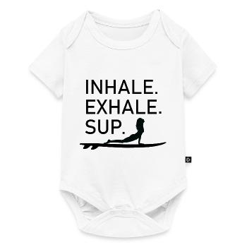 Yoga Meditation Spa Namaste - Baby Premium short-sleeve bodysuit - white - Front
