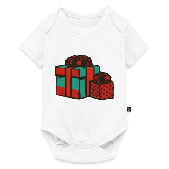 geschenke weihnachten - Baby Premium Kurzarmbody - Weiß - Vorne