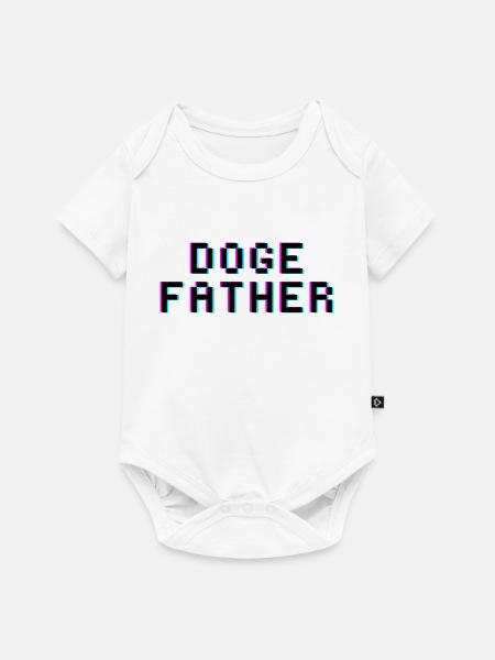 Doge Father - Baby Premium Kurzarmbody - Weiß