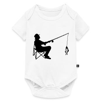 angler - Baby Premium short-sleeve bodysuit - white - Front