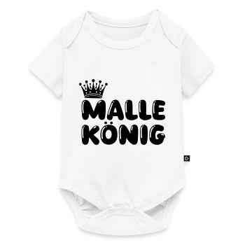 Malle König - Body à manches courtes Premium Bébé - blanc - Devant
