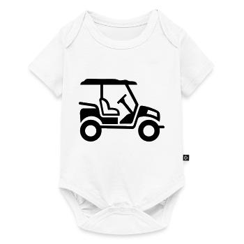 Golf Car - Baby Premium short-sleeve bodysuit - white - Front