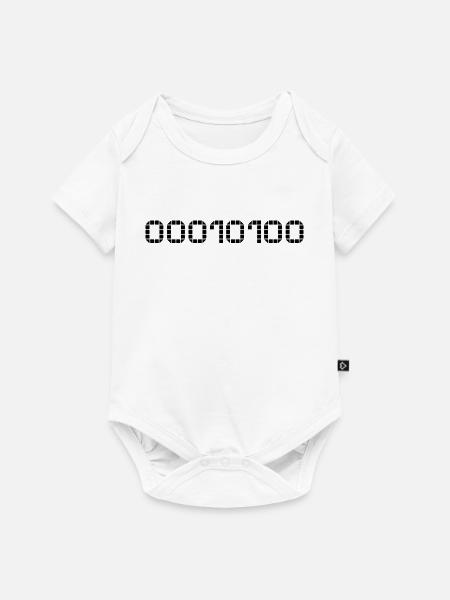 Binäre Schreibweise - 20 - Baby Premium Kurzarmbody - Weiß