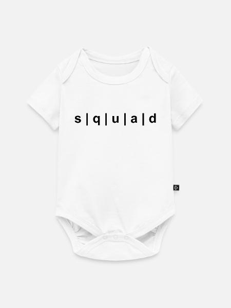 SQUAD - Baby Premium Kurzarmbody - Weiß