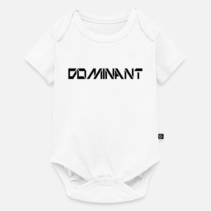 dominant - Body à manches courtes Premium Bébé - blanc