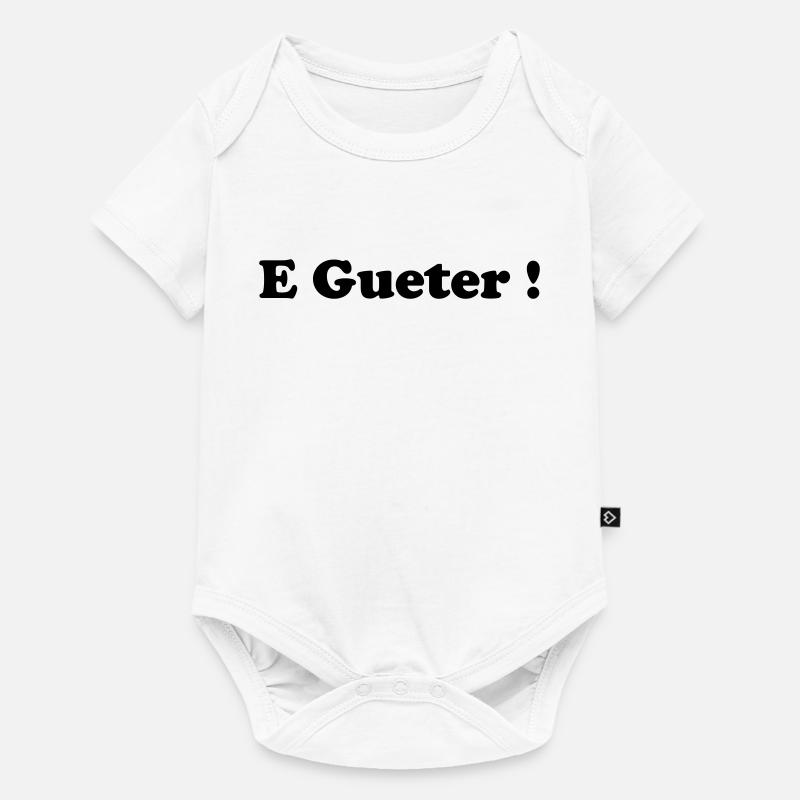 E_gueter_logo - Body à manches courtes Premium Bébé - blanc