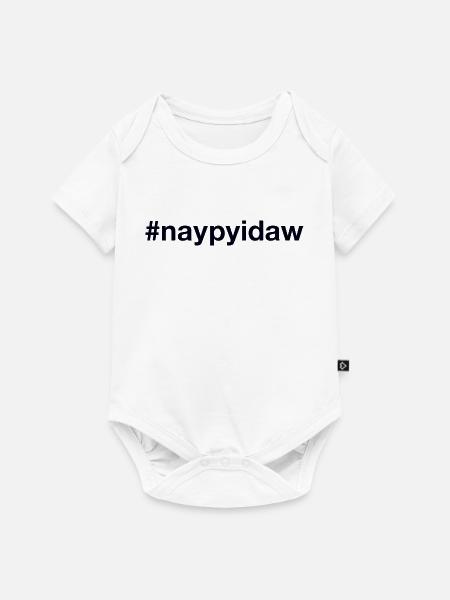 Naypyidaw Myanmar - Baby Premium Kurzarmbody - Weiß