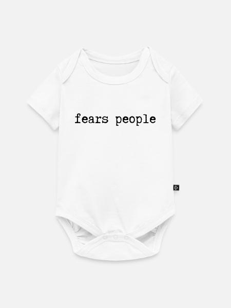 fears people - Baby Premium Kurzarmbody - Weiß
