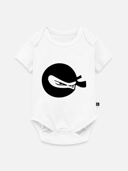 Ninja - Baby Premium Kurzarmbody - Weiß