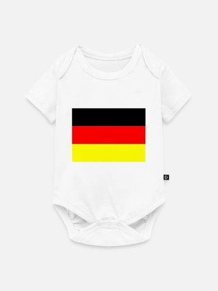 germany - Baby Premium Kurzarmbody - Weiß