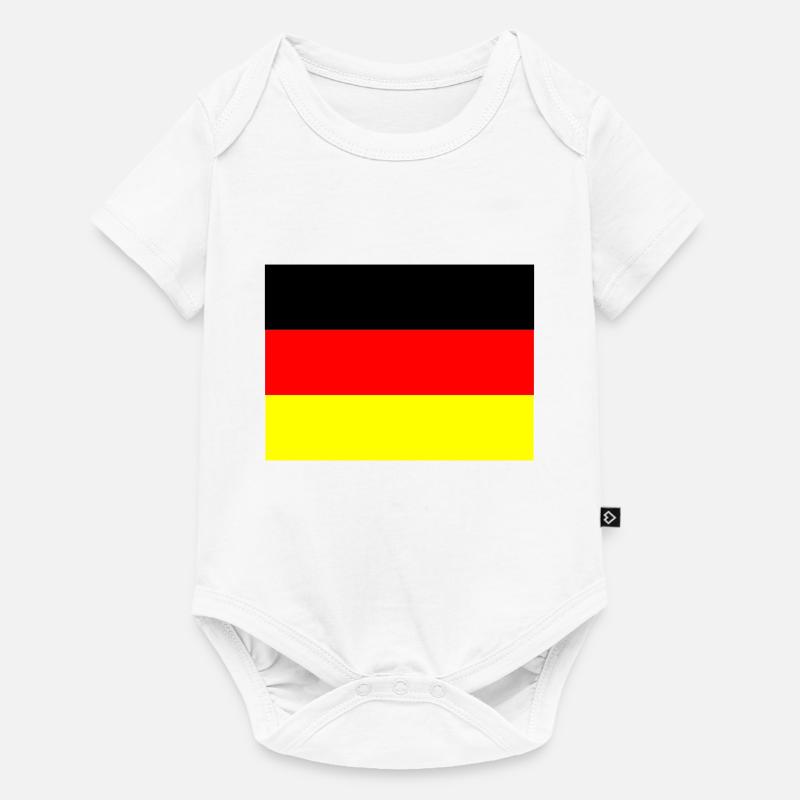 germany - Baby Premium Kurzarmbody - Weiß