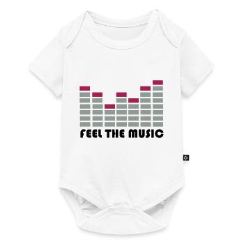 equalizer - Baby Premium Kurzarmbody - Weiß - Vorne
