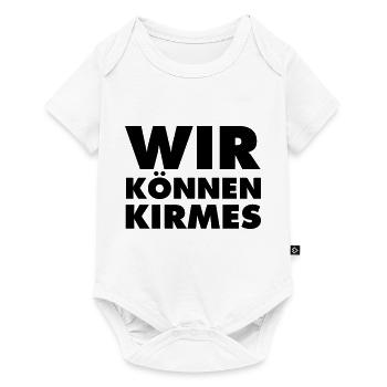 wir-können-kirmes - Baby Premium Kurzarmbody - Weiß - Vorne