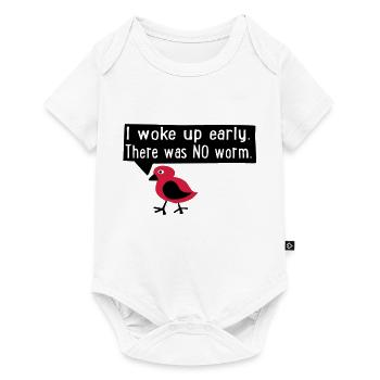 early bird - Baby Premium short-sleeve bodysuit - white - Front