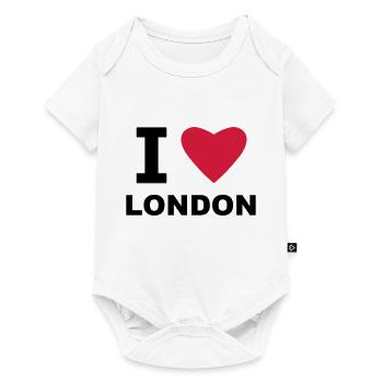 I love London - Baby Premium short-sleeve bodysuit - white - Front