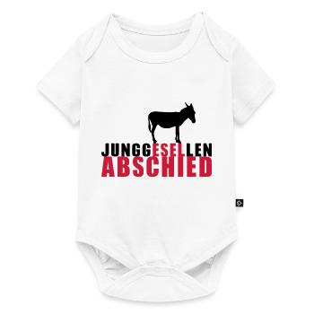 JunggESELlenabschied - Baby Premium Kurzarmbody - Weiß - Vorne