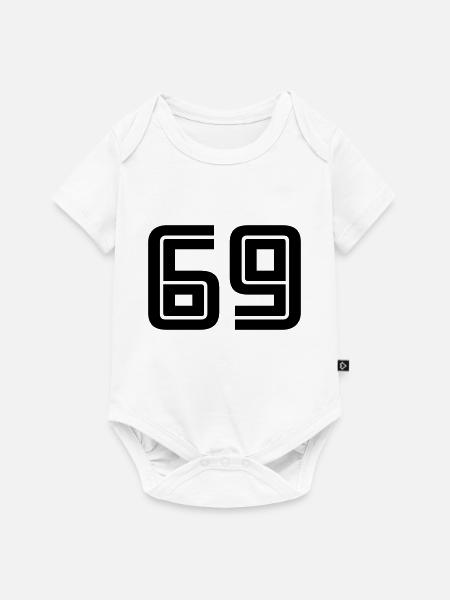 69 - Baby Premium Kurzarmbody - Weiß
