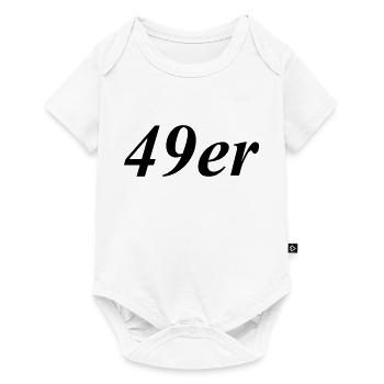 49er_black-svg - Baby Premium Kurzarmbody - Weiß - Vorne