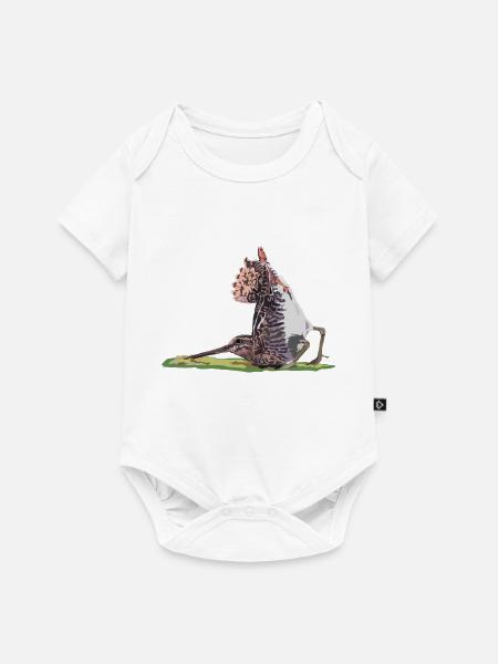 Bekassine - Baby Premium Kurzarmbody - Weiß