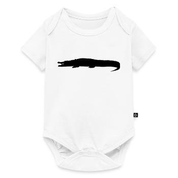 crocodile silhouette - Baby Premium short-sleeve bodysuit - white - Front
