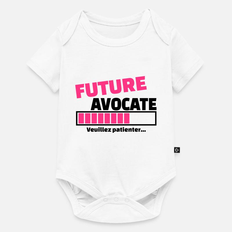 future avocate - Body à manches courtes Premium Bébé - blanc