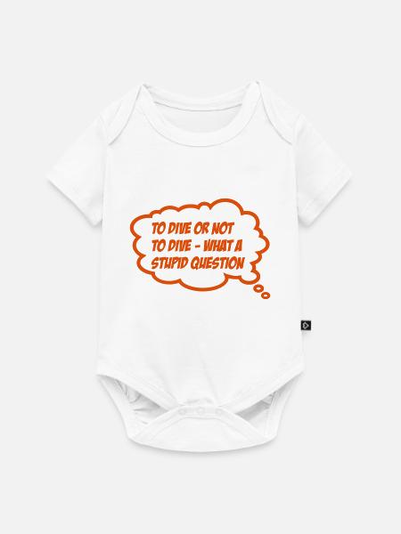 tauchen - Baby Premium Kurzarmbody - Weiß