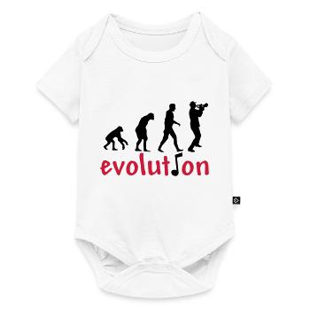 trumpet - Baby Premium short-sleeve bodysuit - white - Front