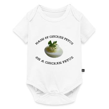 Oeuf Mayonnaise - Body à manches courtes Premium Bébé - blanc - Devant