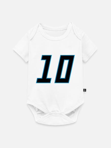 number_10 - Baby Premium Kurzarmbody - Weiß