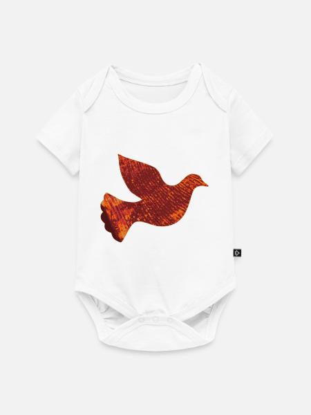 Rote Taube - Baby Premium Kurzarmbody - Weiß