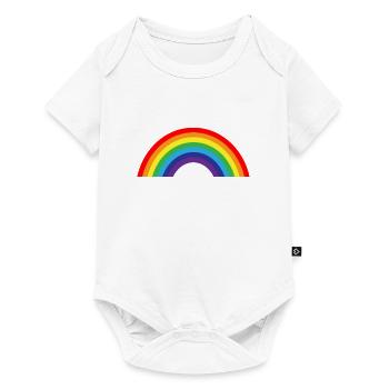 Rainbow - Baby Premium short-sleeve bodysuit - white - Front