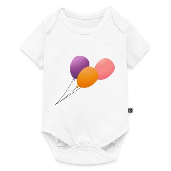 balloons - Baby Premium short-sleeve bodysuit - white - Front