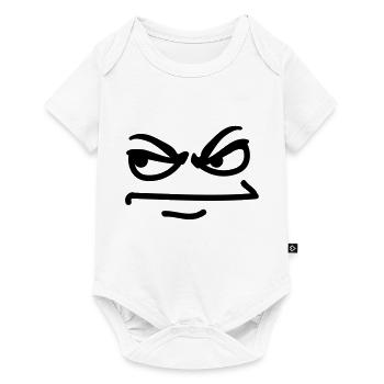 angry_face - Baby Premium short-sleeve bodysuit - white - Front