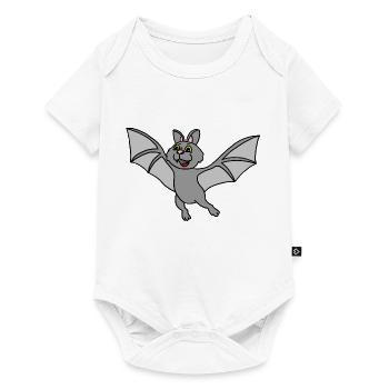 Chauve-souris, vampire, Halloween, a demandé - Body à manches courtes Premium Bébé - blanc - Devant