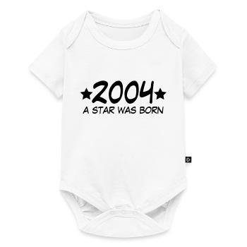 2004 a star was born (fr) - Body à manches courtes Premium Bébé - blanc - Devant