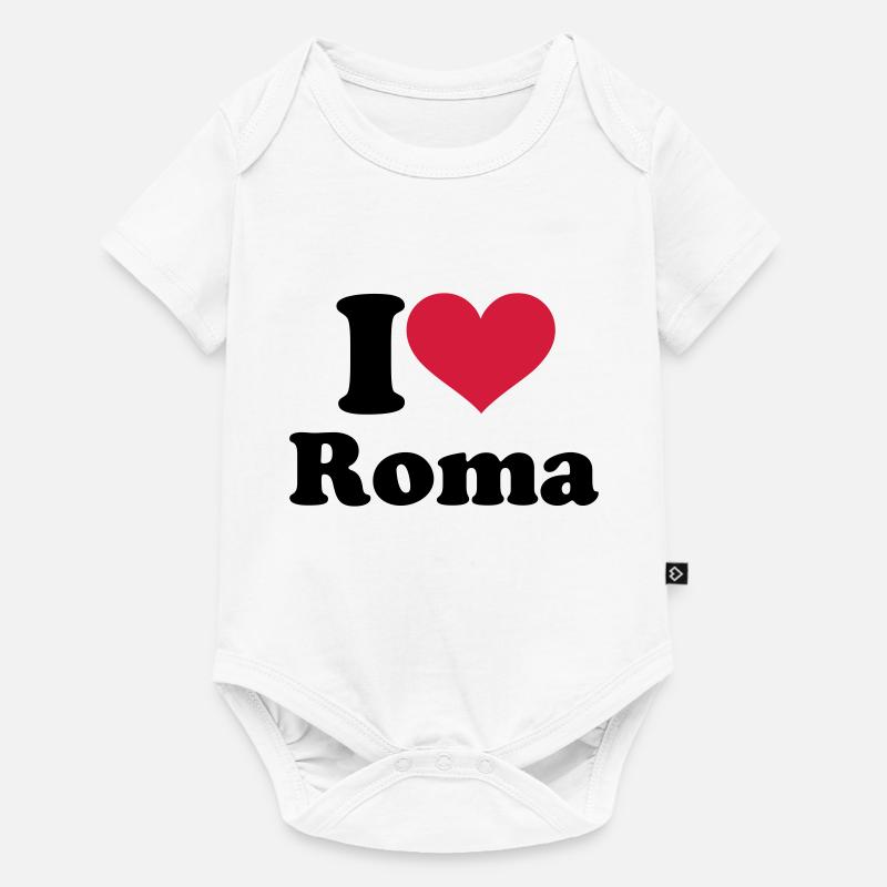 Rom - Baby Premium Kurzarmbody - Weiß