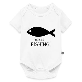 pêche - Body à manches courtes Premium Bébé - blanc - Devant