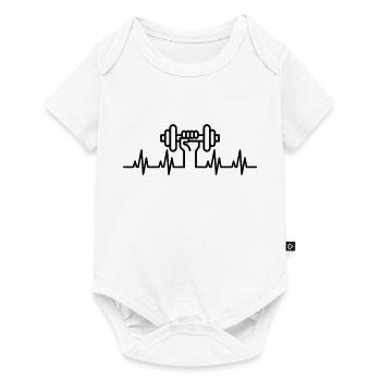 ECG bodybuilding - Baby Premium short-sleeve bodysuit - white - Front