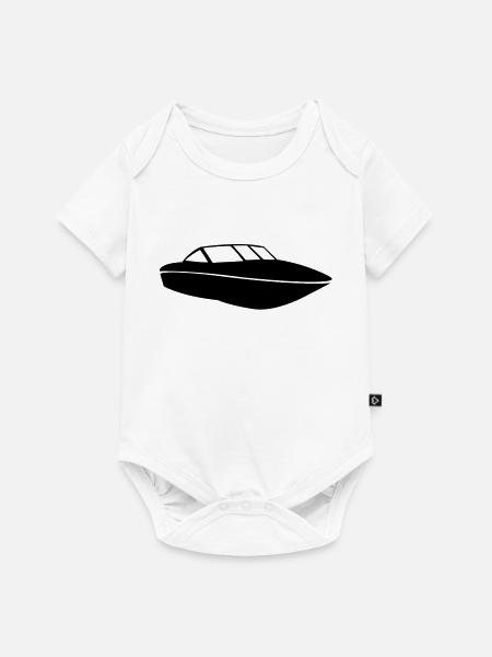 Boat de - Baby Premium Kurzarmbody - Weiß
