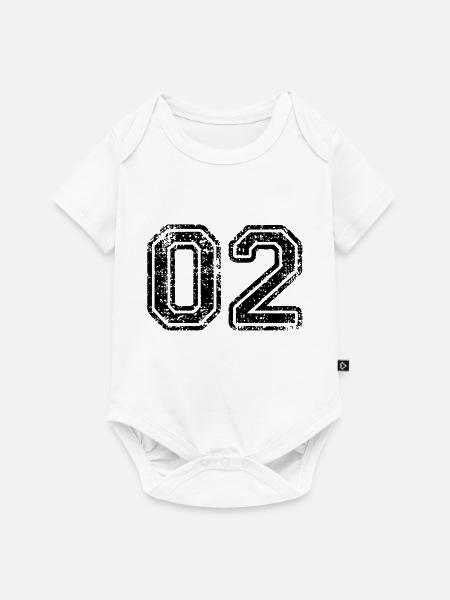 02 - Baby Premium Kurzarmbody - Weiß