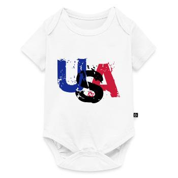 USA - Body à manches courtes Premium Bébé - blanc - Devant
