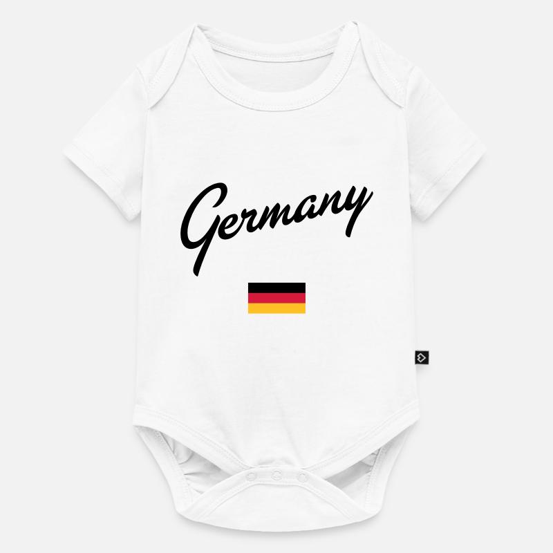 Germany - Baby Premium Kurzarmbody - Weiß