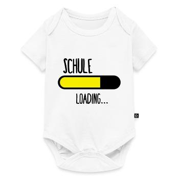Schule Loading... - Baby Premium Kurzarmbody - Weiß - Vorne