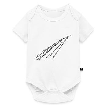 Lignes - Body à manches courtes Premium Bébé - blanc - Devant